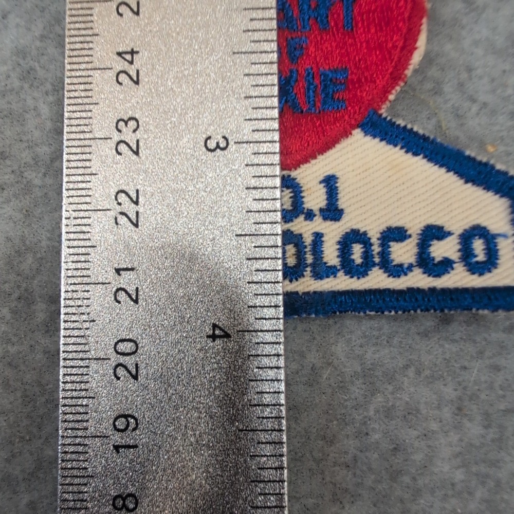 Vtg "Heart of‎ Dixie" Heart No. 1 Choccoloco Boy Scout Patch Almost 4" - Picture 3 of 3